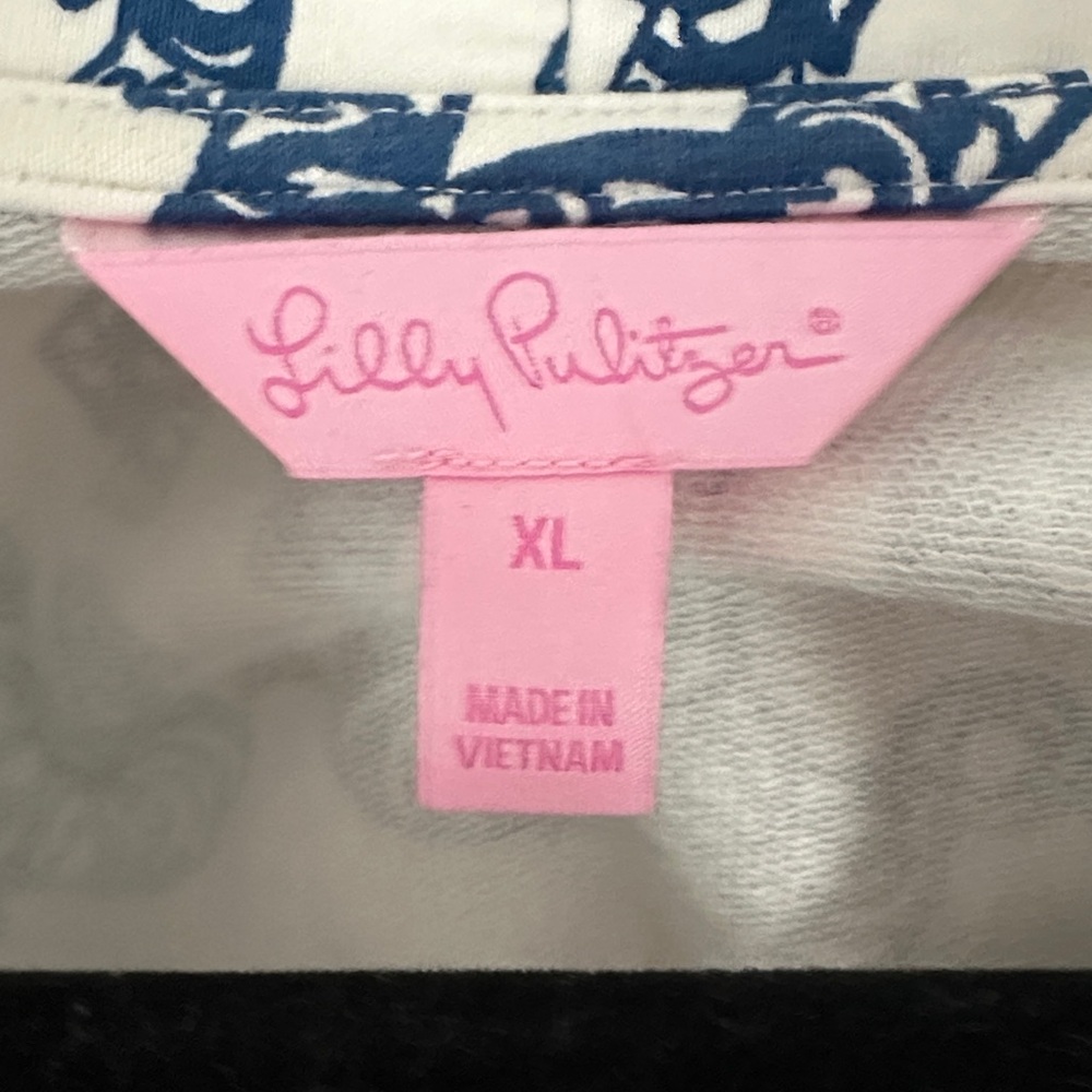 Lilly Pulitzer Navy and Cream Apparel